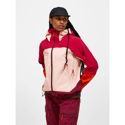 Peak Performance Damen Vislight Gore-Tex C-Knit 3L Shell Jacke Tech Burgundy/ Peach Fuzz