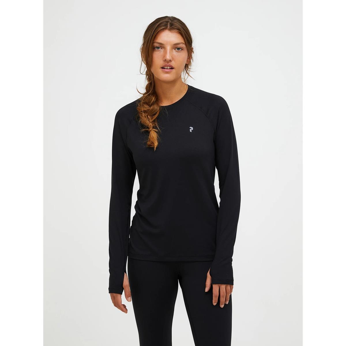 Peak Performance Damen Spirit Crew Synthetic Baselayer Schwarz