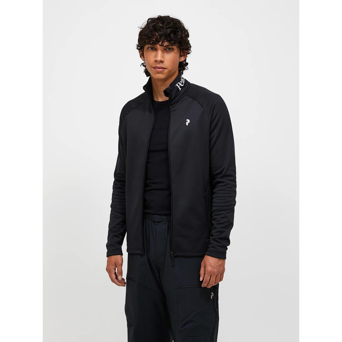 Peak Performance Herren Rider Essentials Midlayer Zip Jacket Schwarz