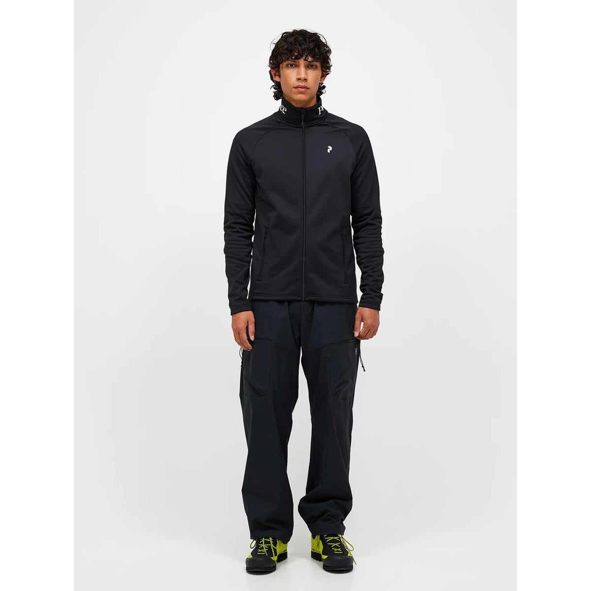 Peak Performance Herren Rider Essentials Midlayer Zip Jacket Schwarz