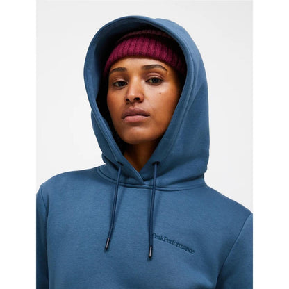 Peak Performance Damen Original Small Logo Hood Mountain Lake