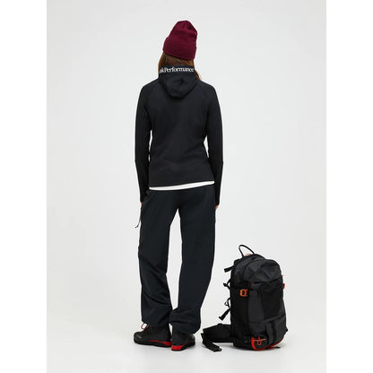 Peak Performance Damen Rider Essentials Midlayer Zip Hood Black