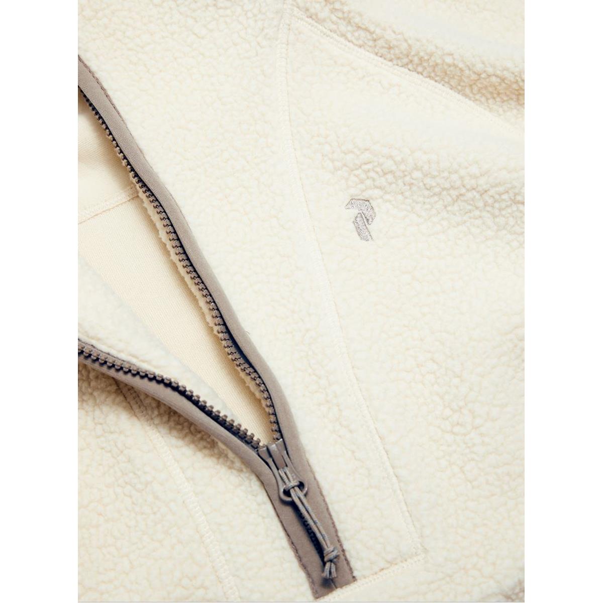 Peak Performance W Nature Rush Pile Half Zip sand fog avid beige Damen Pullover