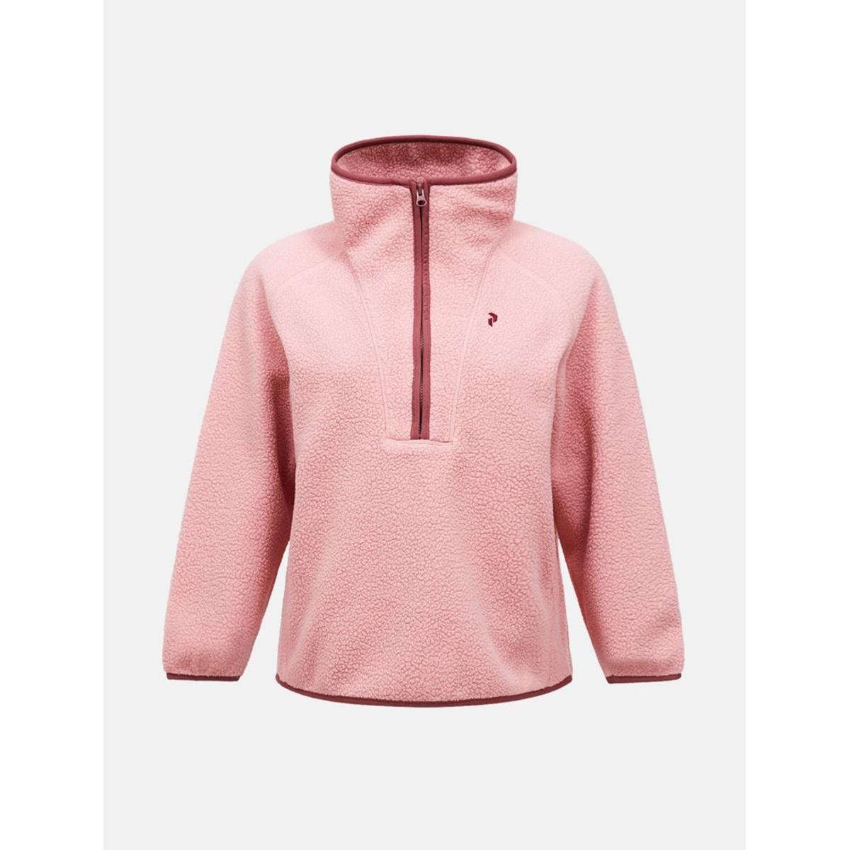 Bild 1 W NatureRush Pile Half Zip warm blush/wild rouge