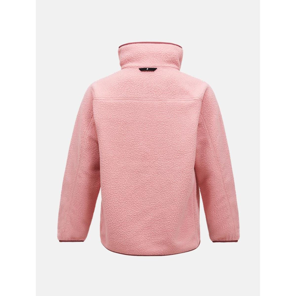 Peak Performance W Nature Rush Pile Half Zip warm blush wild rouge Damen Pullover, image 7 of 25