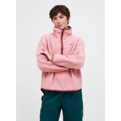 Bild 1 W NatureRush Pile Half Zip warm blush/wild rouge