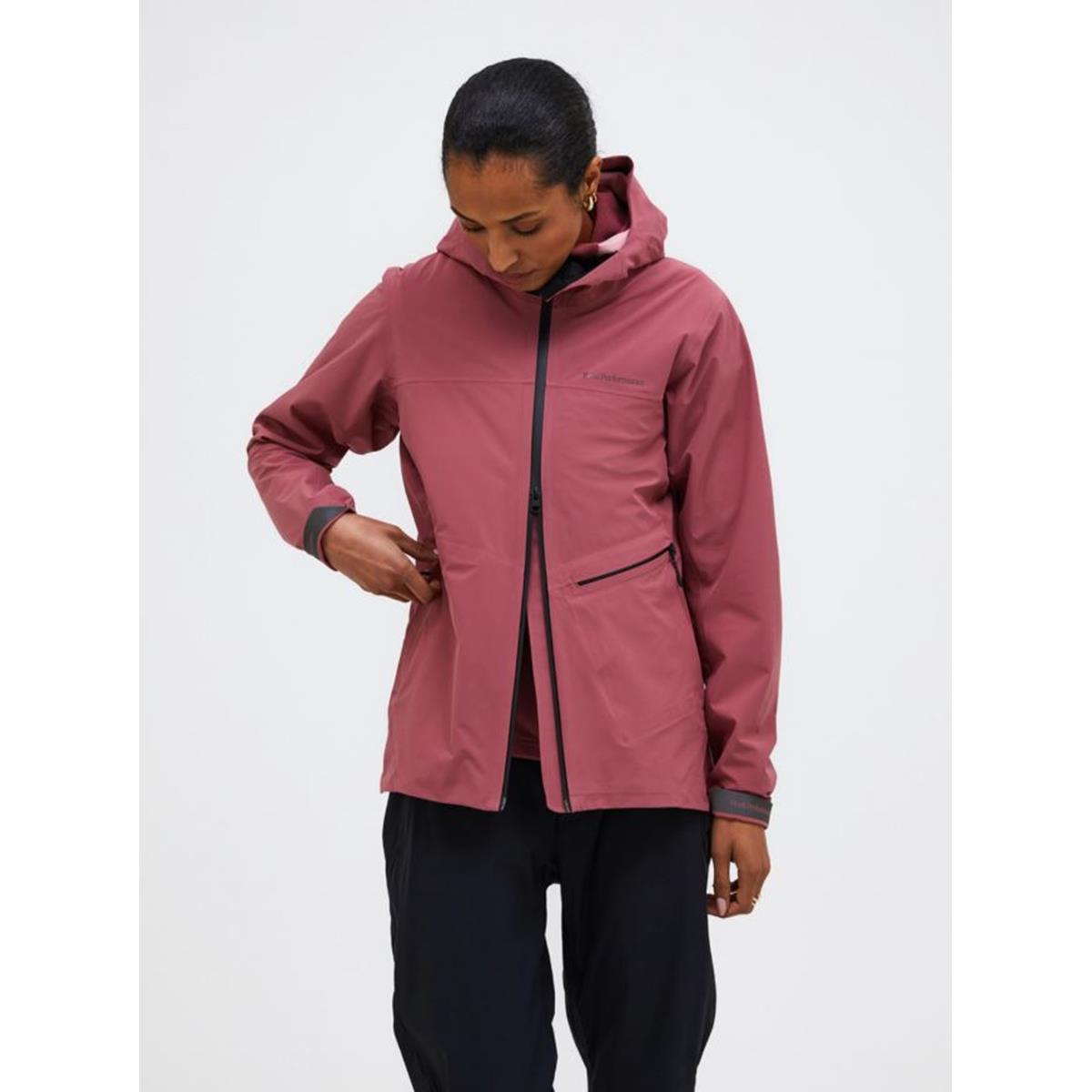 Peak Performance W Commuter Hipe 3L Shell Jacket wild rouge Damen Regenjacke, image 13 of 20