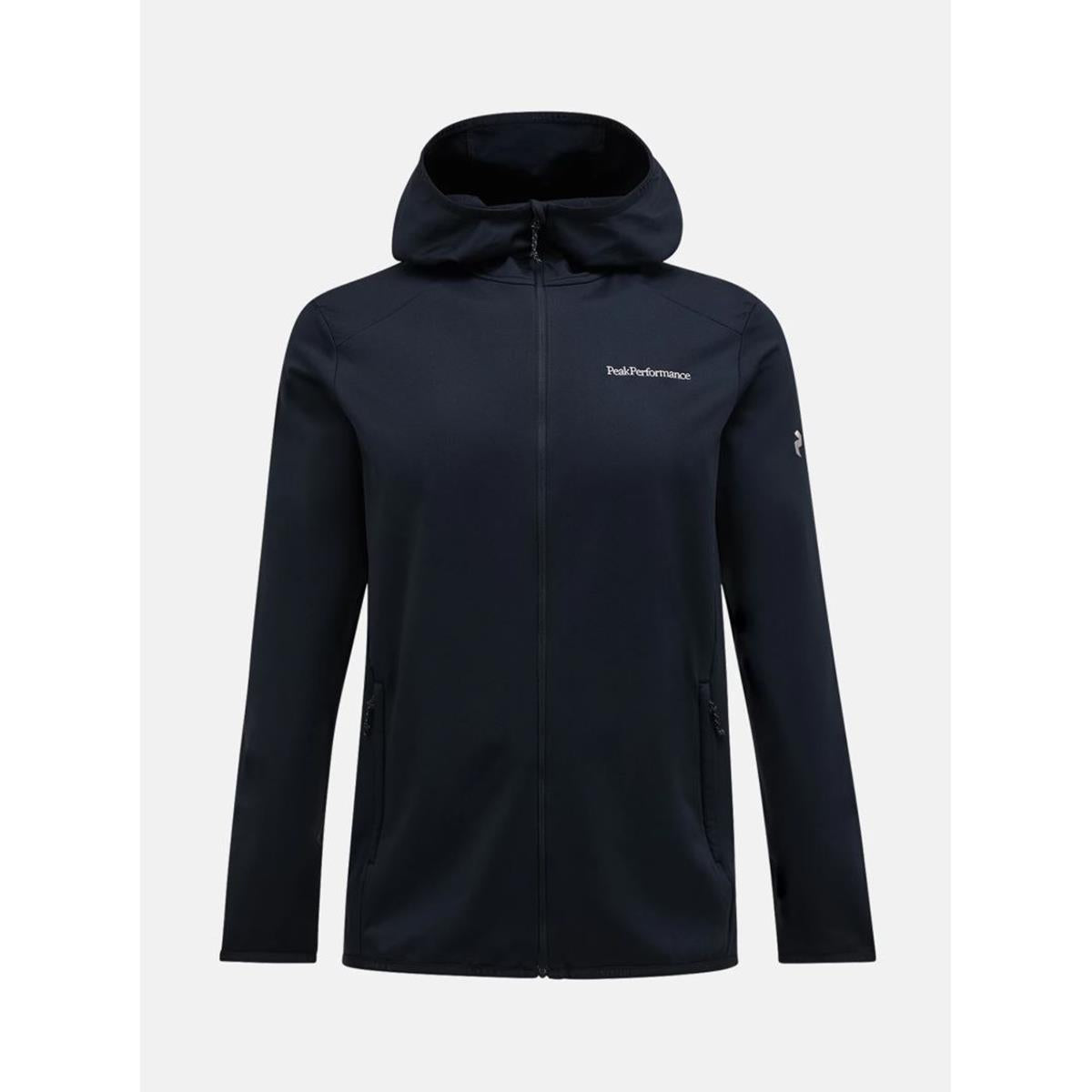 Peak Performance M Light Zip Hood black Damen Powerstretch Jacke