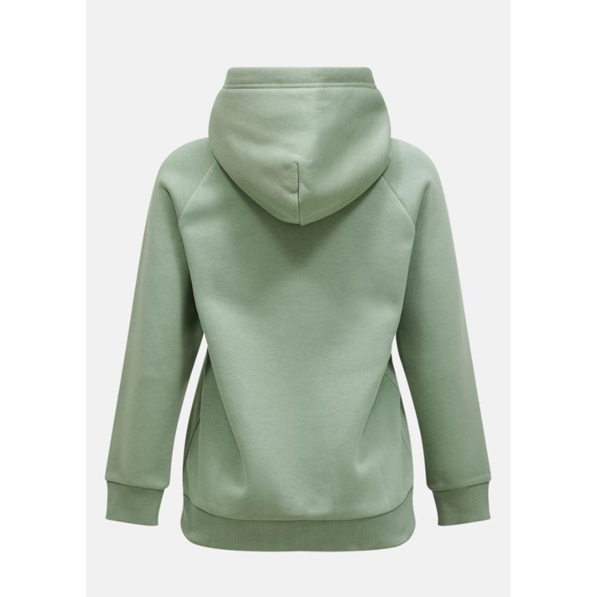 Peak Performance W Original Hood green valley offwhite Damen Hoody, image 2 of 4