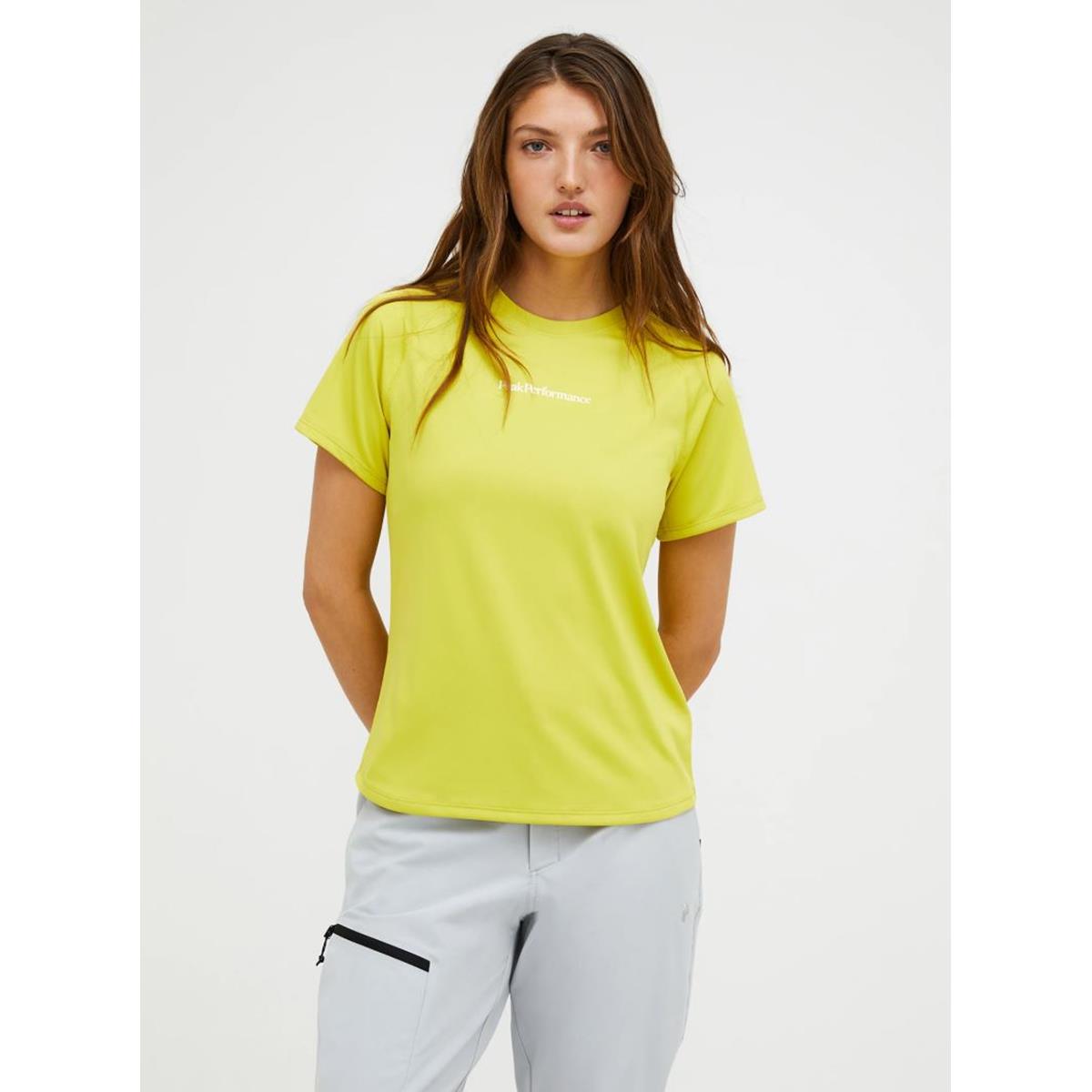 Peak Performance W Acitve Tee canary lime Damen T-Shirt, image 3 of 5