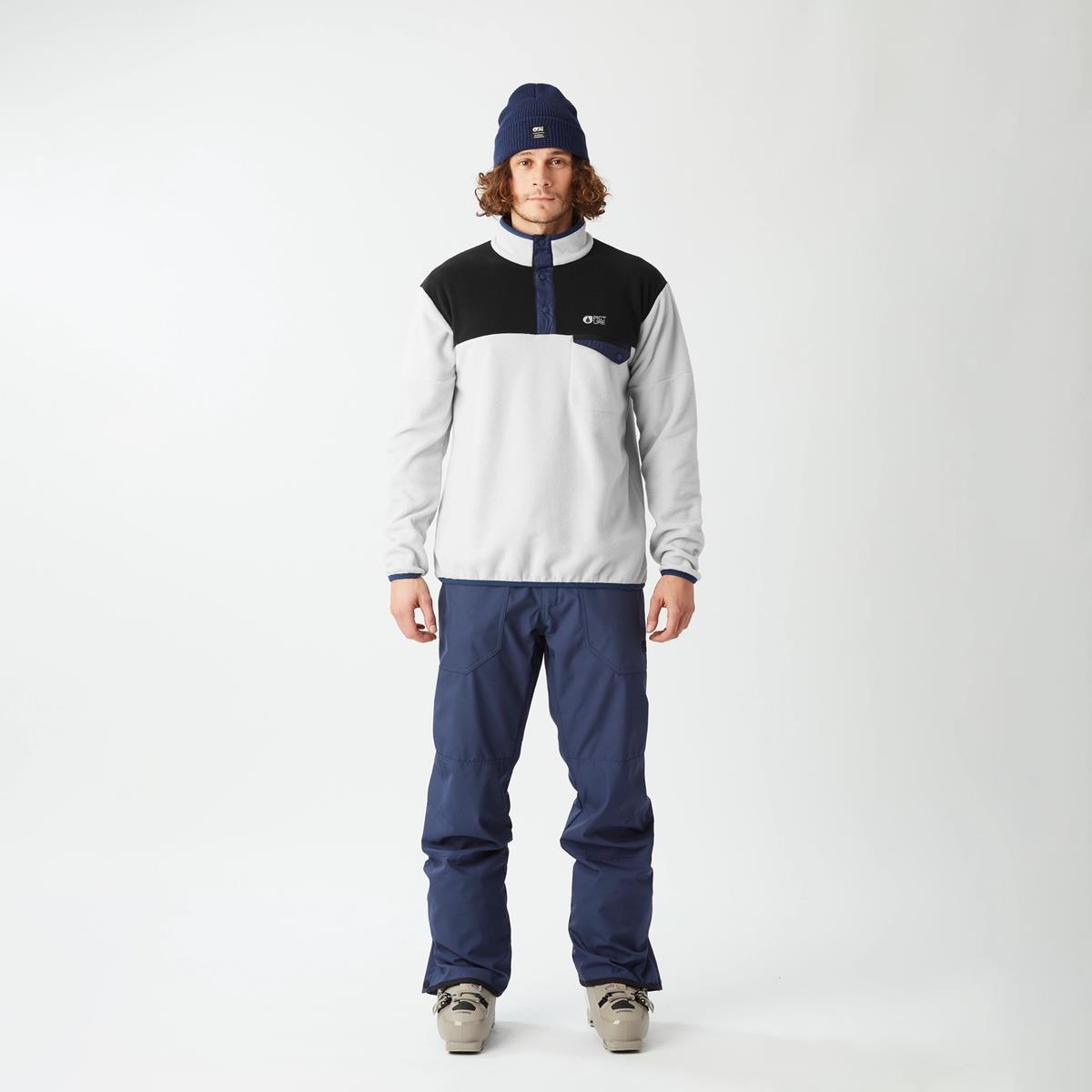 Picture Arcca 1/4 Fleece Men vapor grey