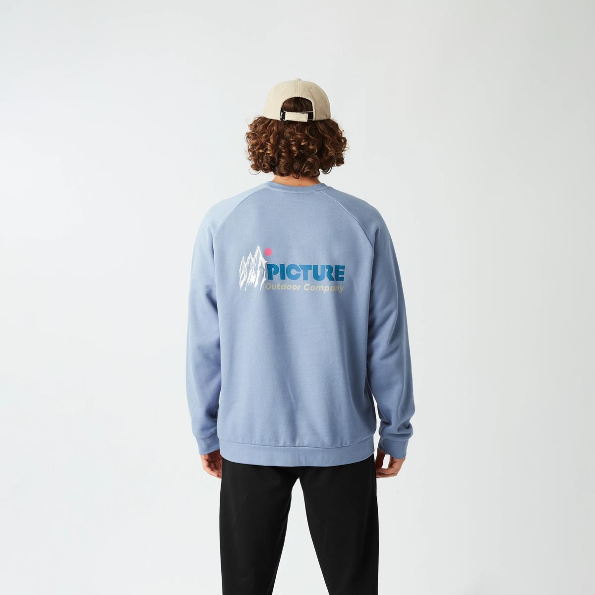 Picture Toanah Crew Sweat-Shirt Men stonewash