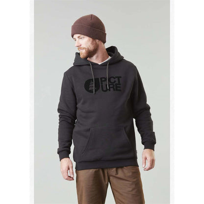 Picture Basement Flock Hoodie black