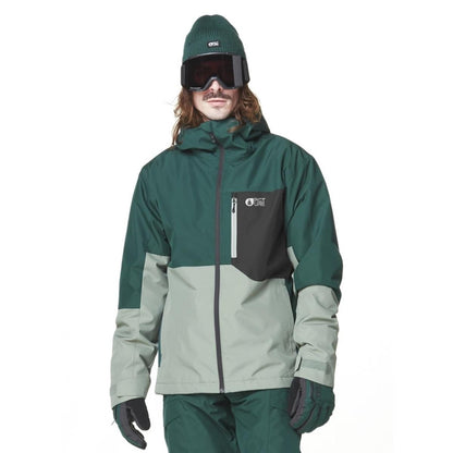 Picture - NITRIC JKT - Pdrsa Pine L Wreath Blk - Skijacke Herren