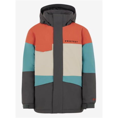 Protest Pecker Jr deep grey Kinder Skijacke