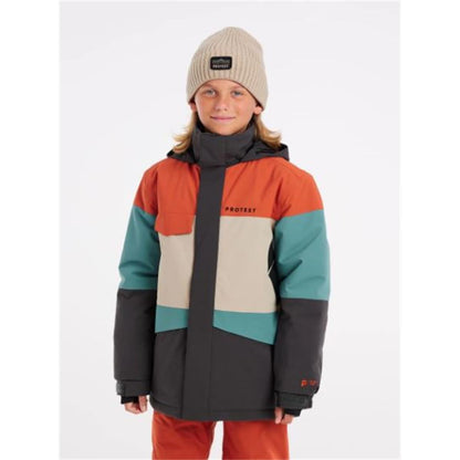 Protest Pecker Jr deep grey Kinder Skijacke