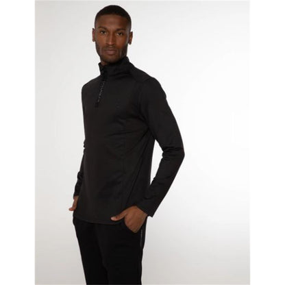 Protest Will 1/4 Zip Top M true black Herren Rolly