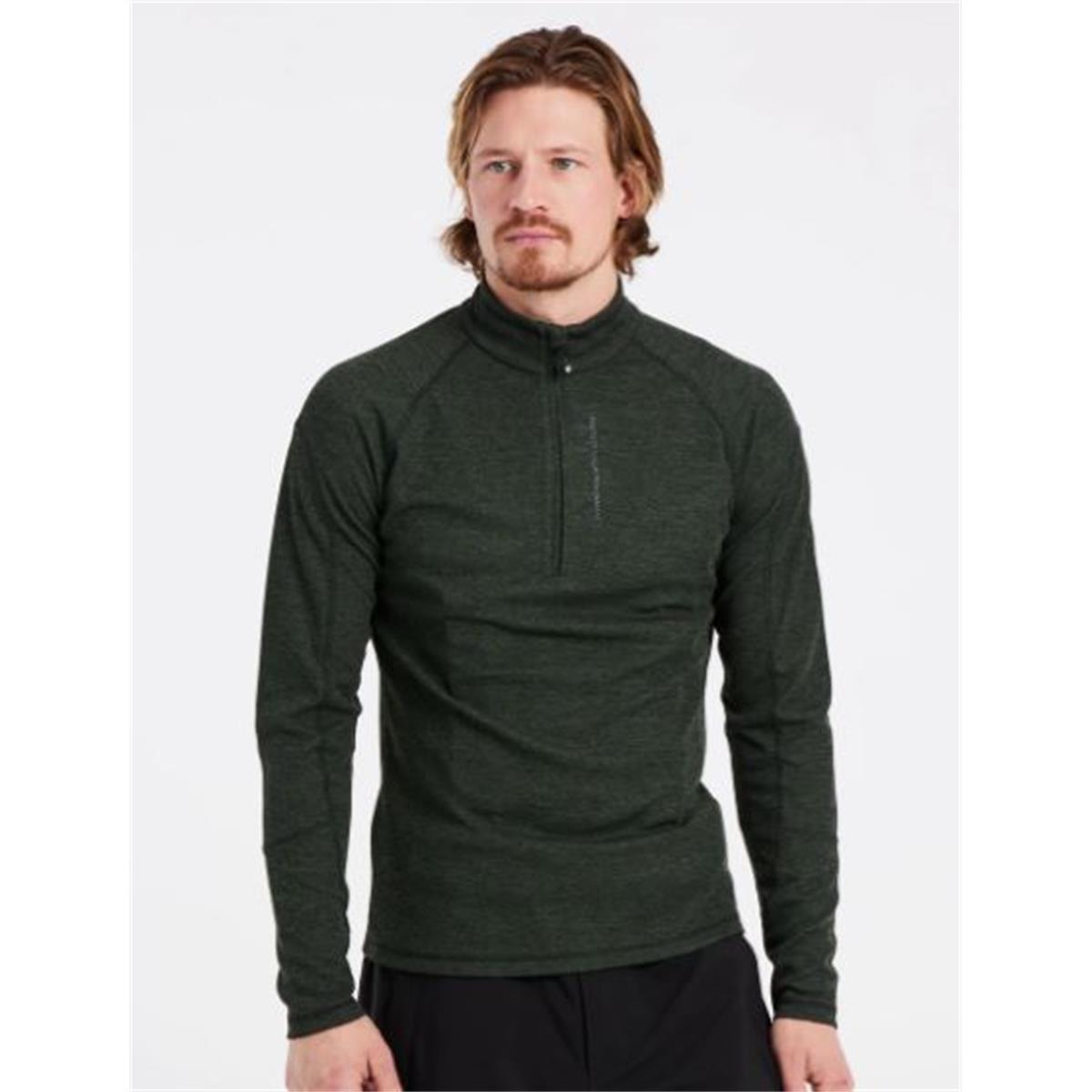 Protest Louisiana 1/4 Zip Top M thyme Herren Rolly