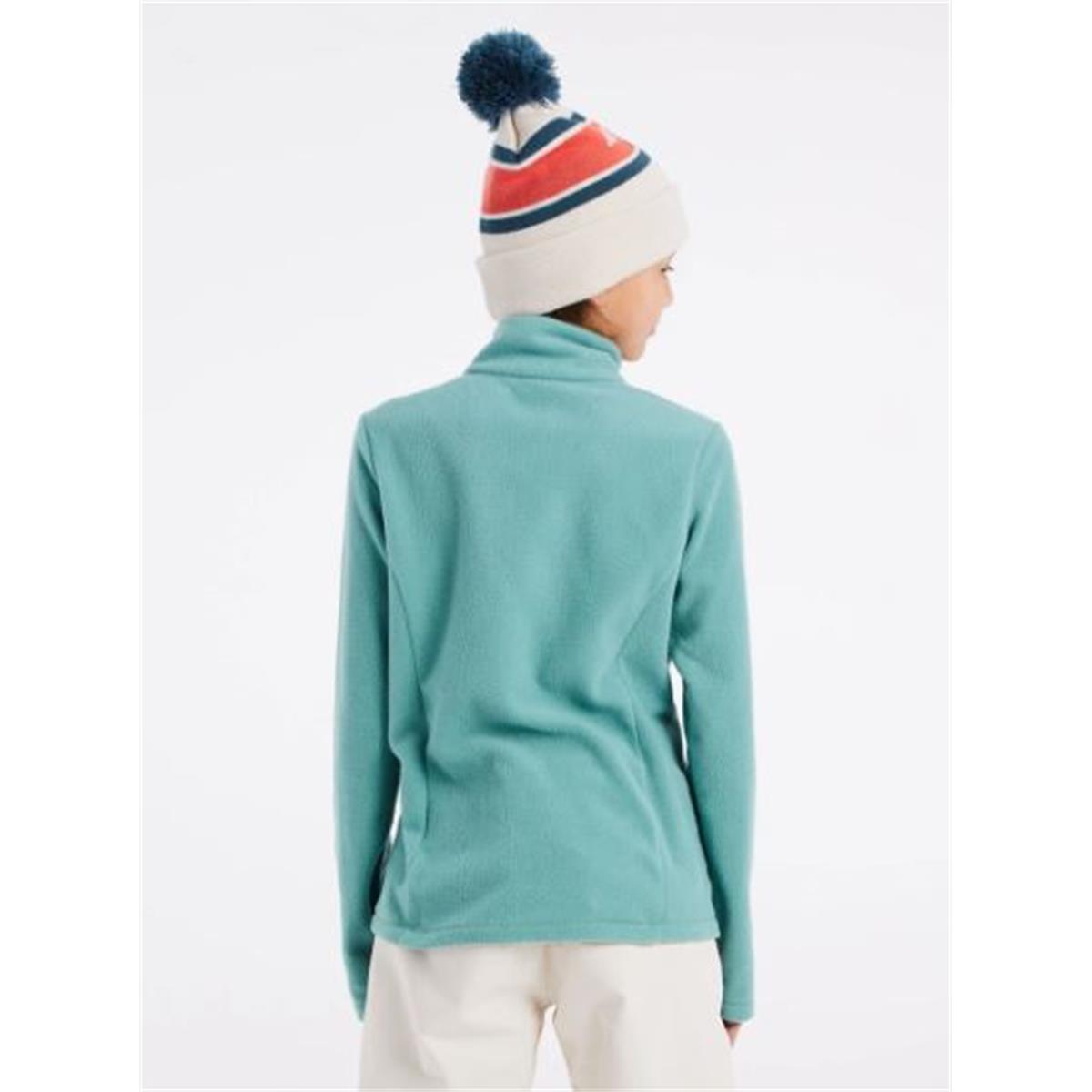 Protest Mutey Jr 1/4 Zip Top crocodile green Kinder Rolly