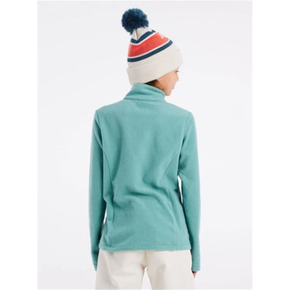 Protest Mutey Jr 1/4 Zip Top crocodile green Kinder Rolly