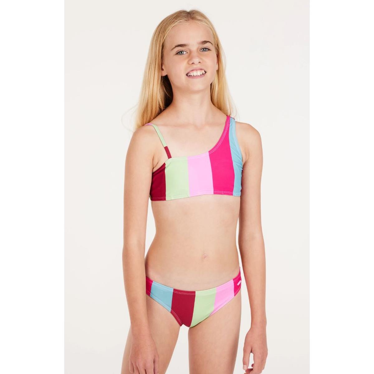 Protest Fee Jr loud pink Kinder Bikini