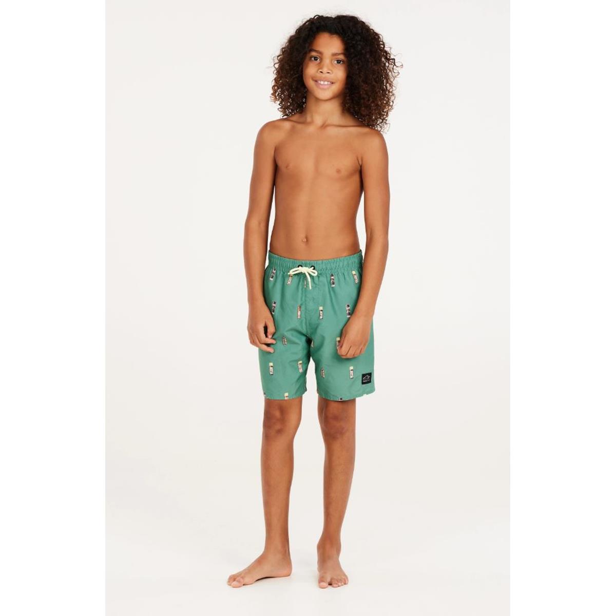 Protest Bitmap Jr frosty green Kinder Badehose