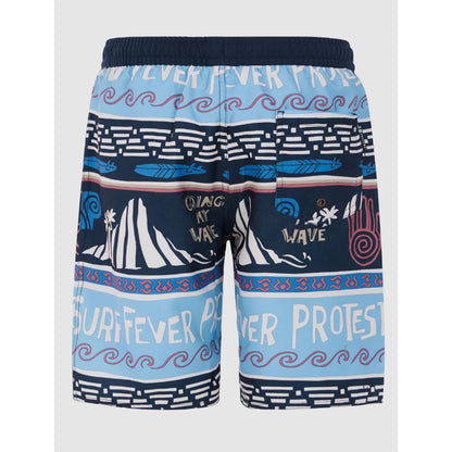 Protest Cinema Jr night skyblue Kinder Badehose