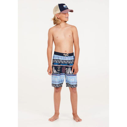 Protest Cinema Jr night skyblue Kinder Badehose