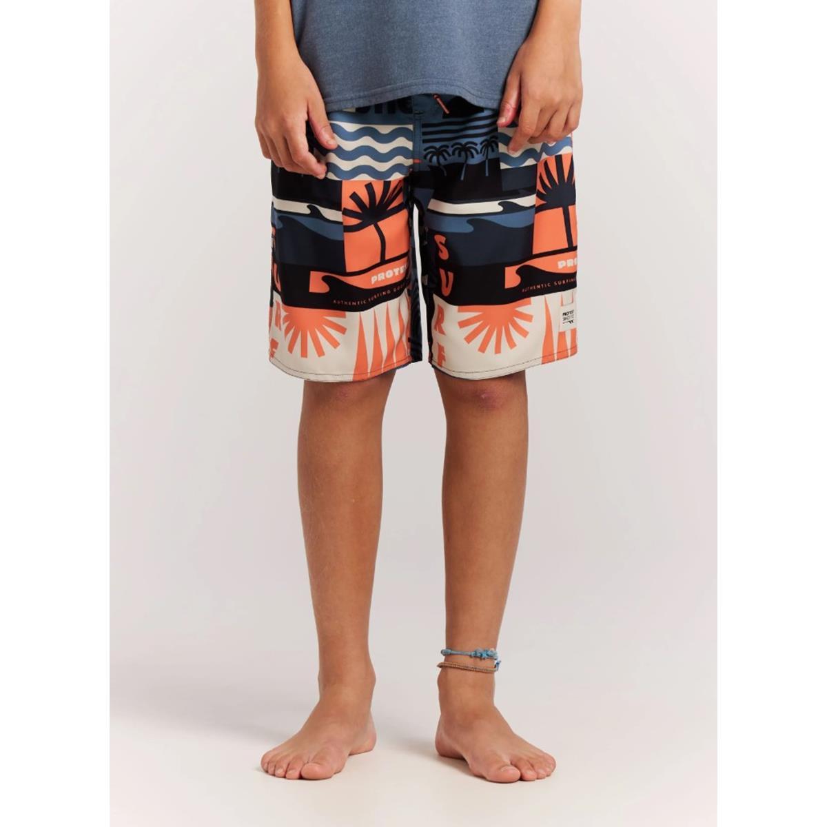 Protest Tonny Jr nightsky navy Kinder Badeshort, image 3 of 4