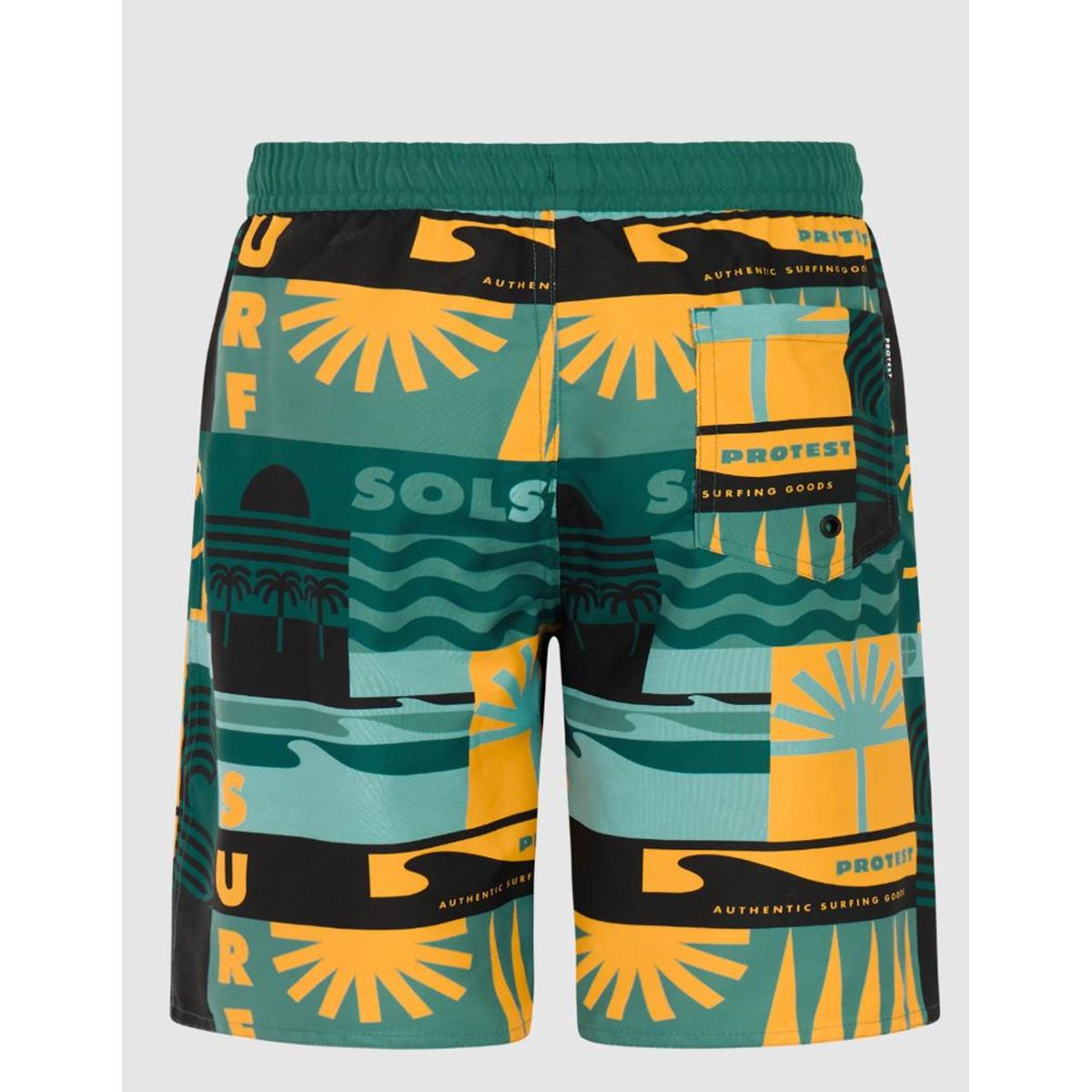 Protest Tonny Jr dark teal Kinder Badeshort, image 2 of 4
