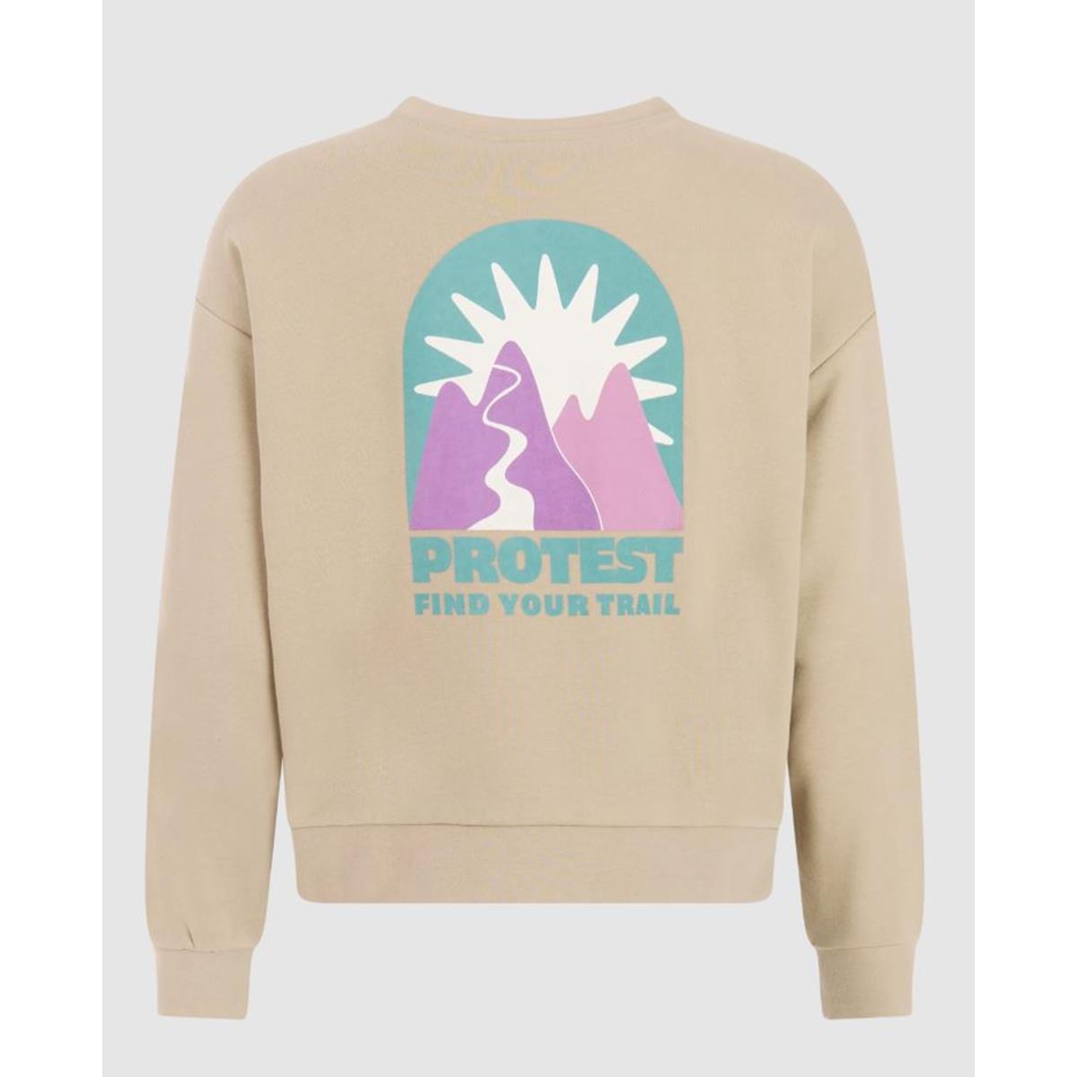Protest Cover W bamboo beige Damen Sweatshirt
