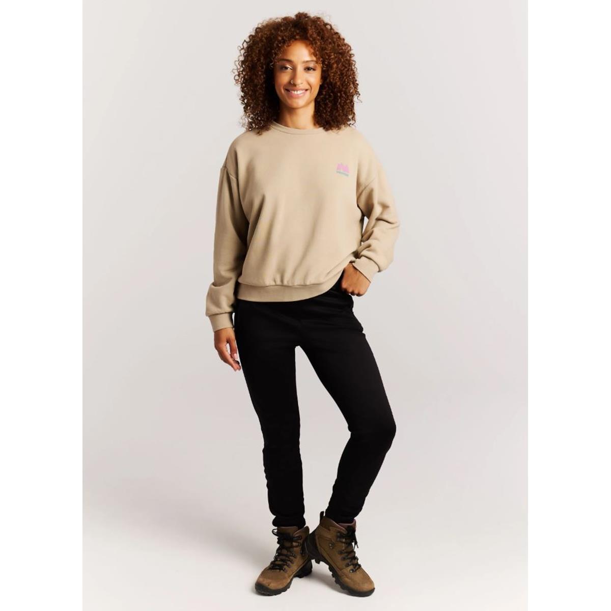Protest Cover W bamboo beige Damen Sweatshirt