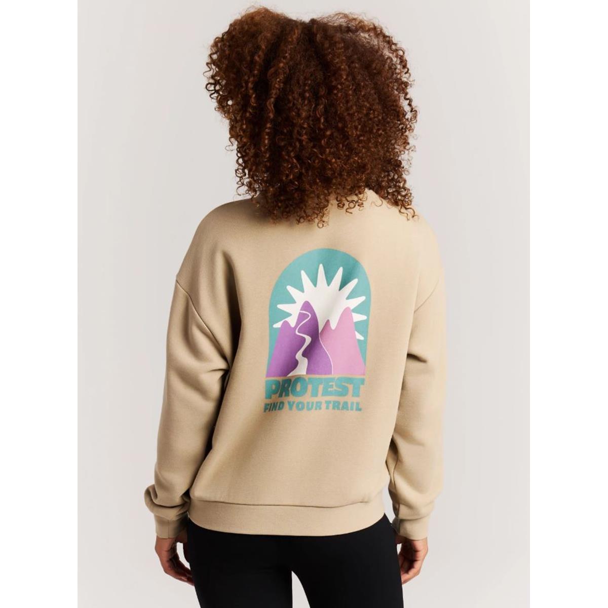 Protest Cover W bamboo beige Damen Sweatshirt