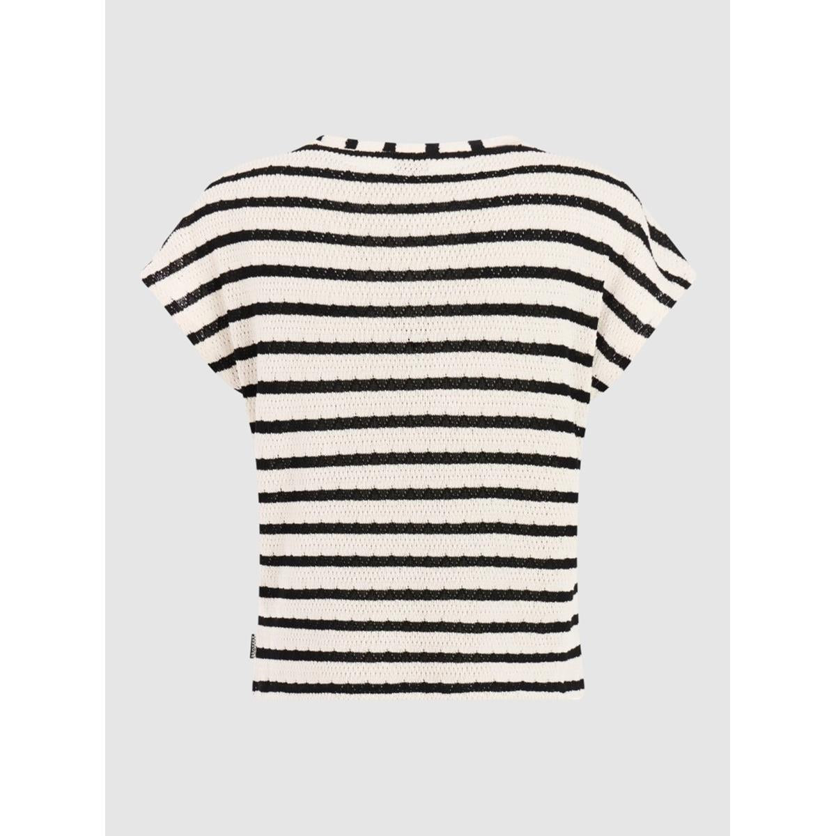 Protest Ester Gestreiftes T-Shirt Women - Kit Offwhite