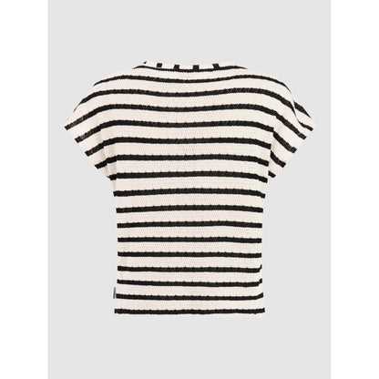 Protest Ester Gestreiftes T-Shirt Women - Kit Offwhite