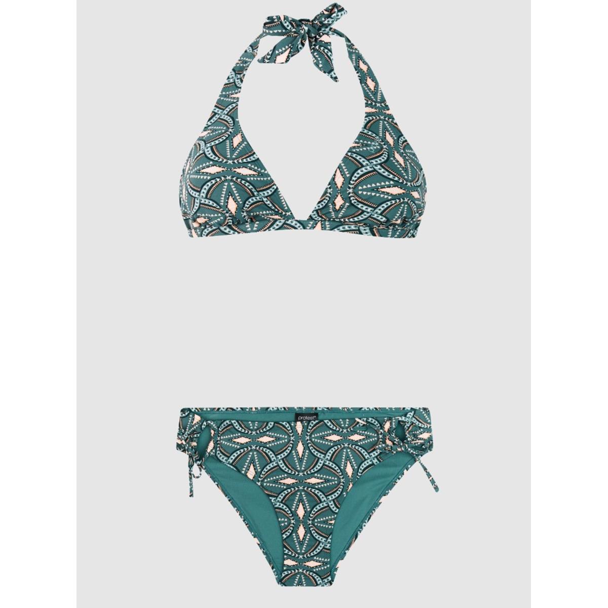 Protest Fungi Halter-Bikini-Set - Laurel Green