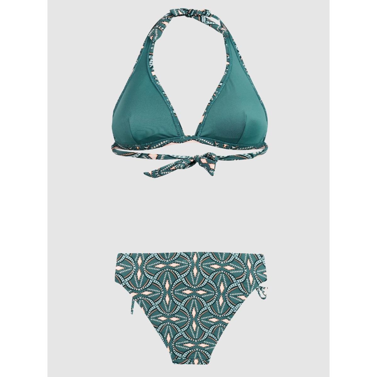 Protest Fungi Halter-Bikini-Set - Laurel Green