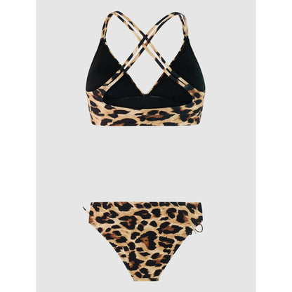 Protest Shala Leopard Triangle-Bikini-Set - Fudge Caramel
