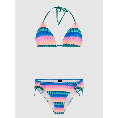 Protest Exit Gestreifte Triangle-Bikini-Set - Cheeky Pink