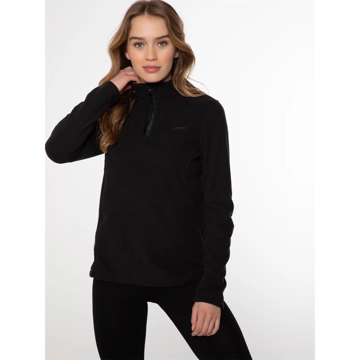 Protest Mutez 1/4 Zip Top W true black