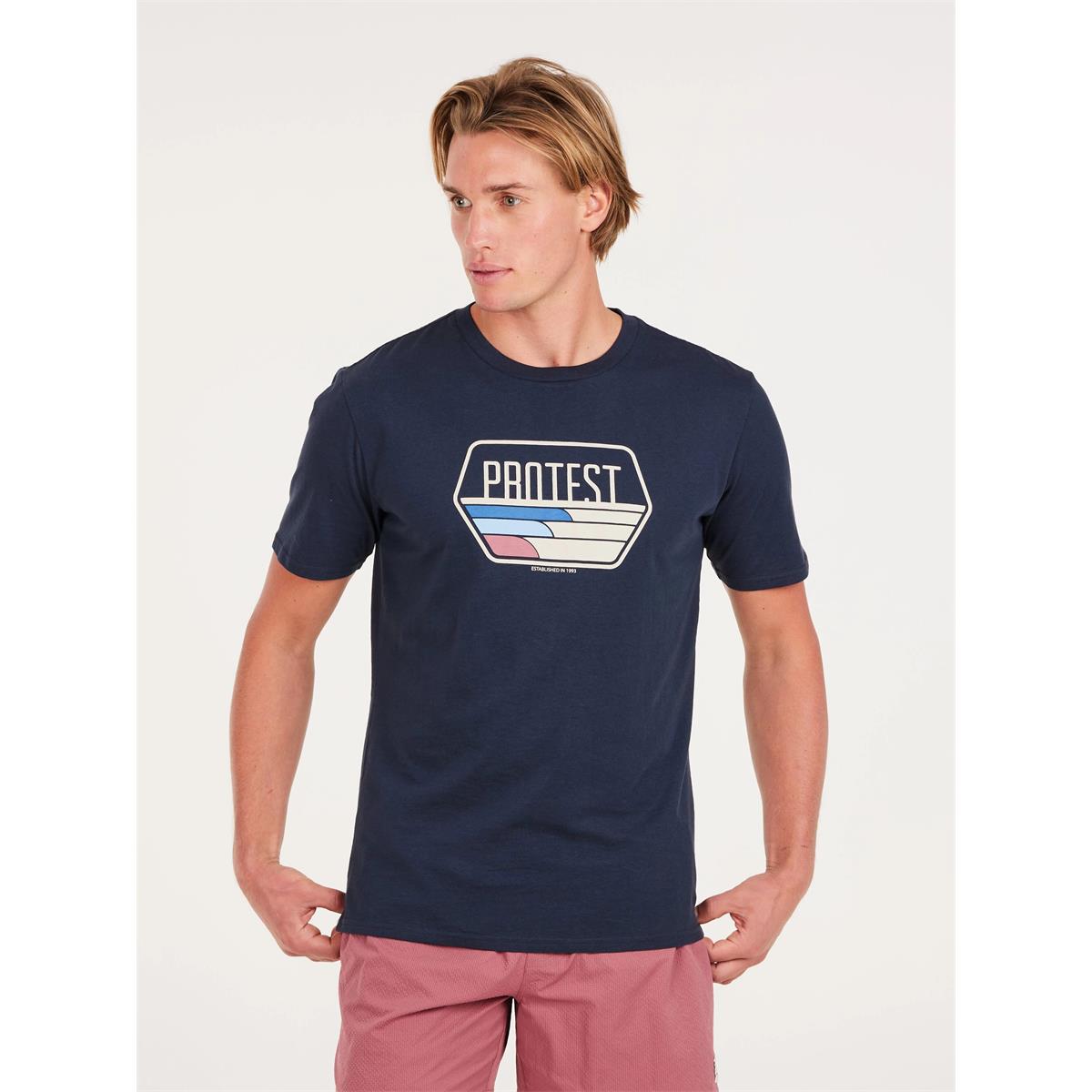 Protest Herren T-Shirt Stan Dunkelblau