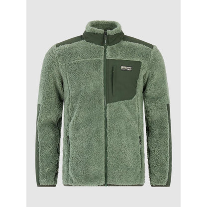 Protest Bleaker Men Outdoor Fleece Sweatjacke - Aspen Green