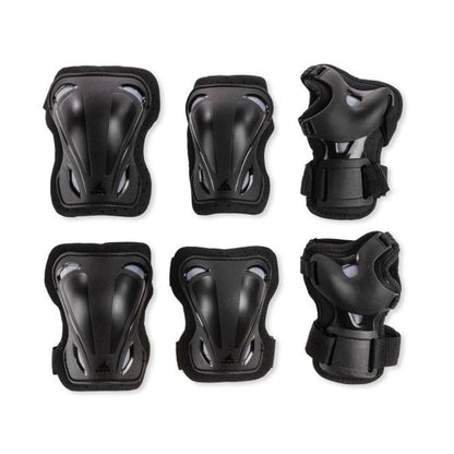 Rollerblade Skate Gear 3 Pack Schoner-Set black Inliner Schutz