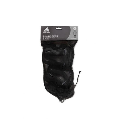 Rollerblade Skate Gear 3 Pack Schoner-Set black Inliner Schutz