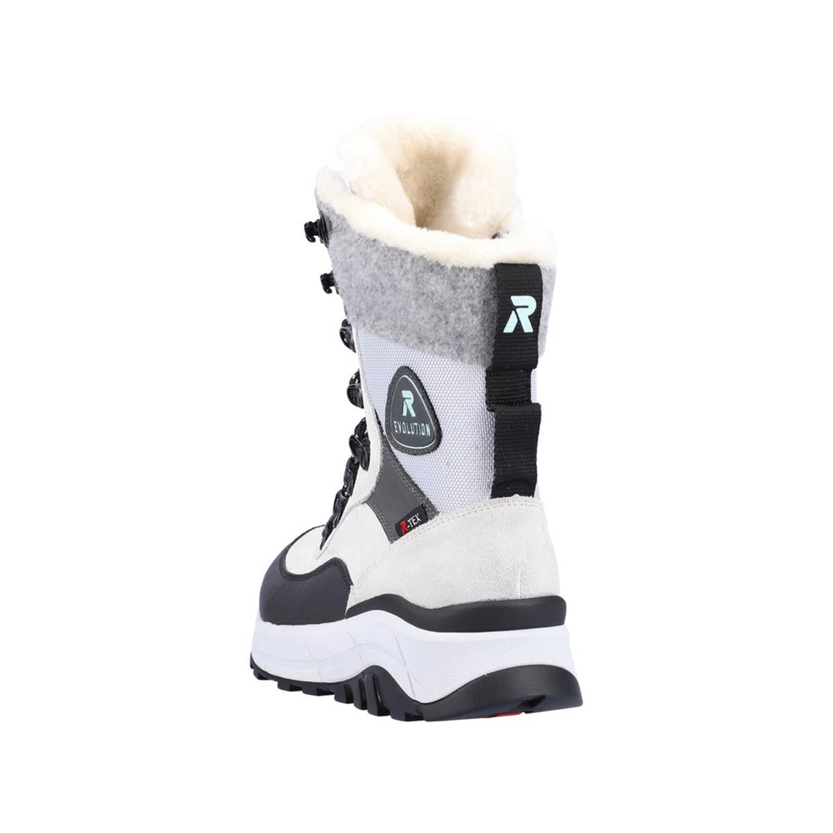 Rieker Winterstiefel Torere creamy-white black, Bild 3 von 4