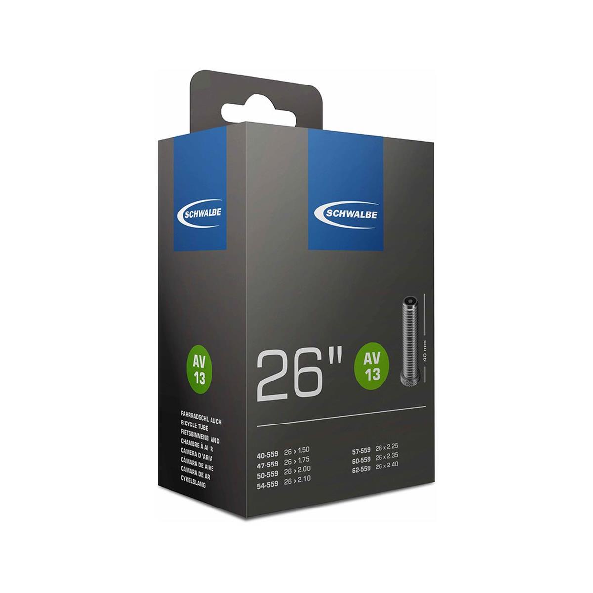 Schwalbe AV 13, Fahrradschlauch für 26 Zoll