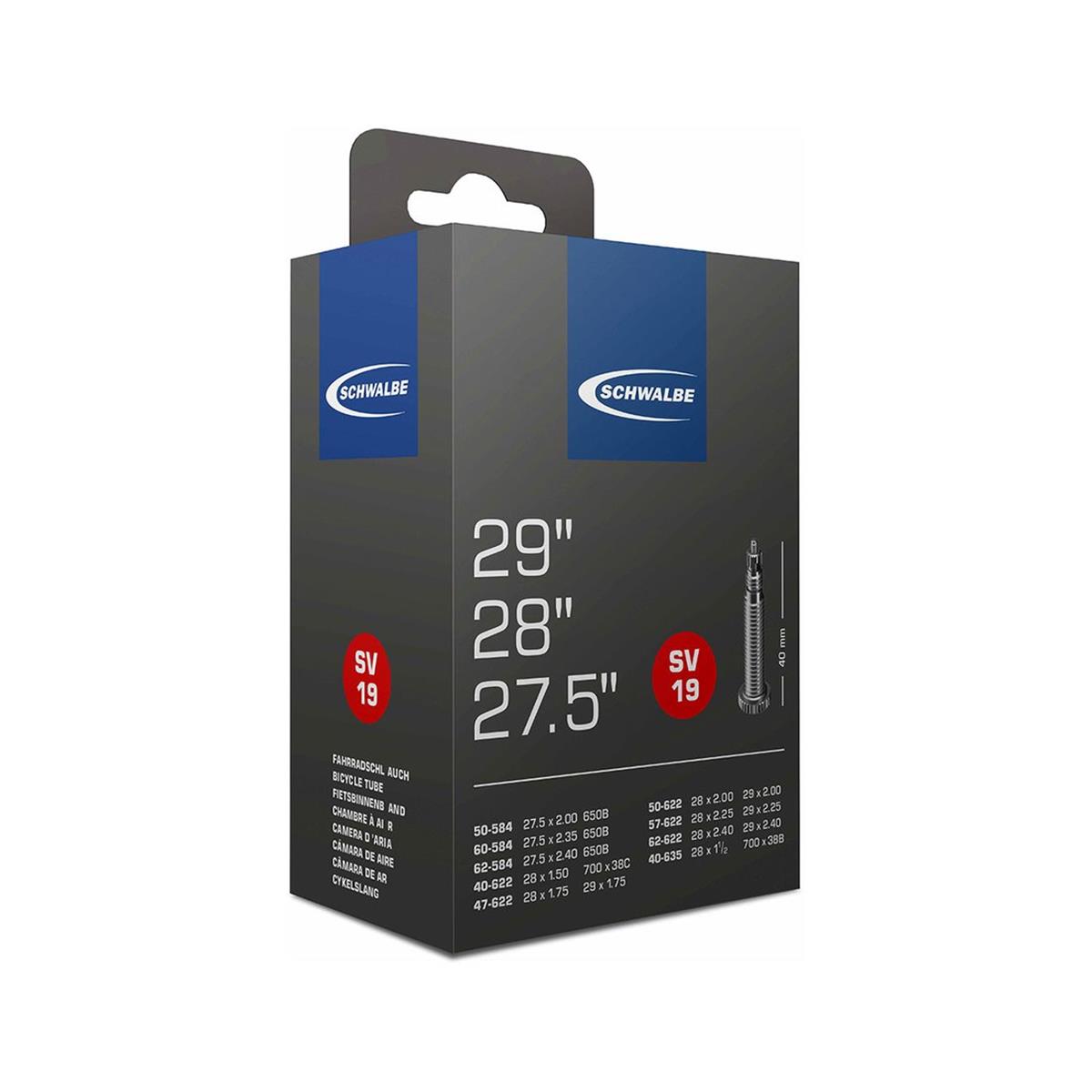 Schwalbe SV 19, Fahrradschlauch für 29/28/27,5 Zoll