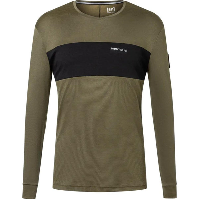 Super.Natural M Gravier LS Herren olive Herren Bike Longsleeve