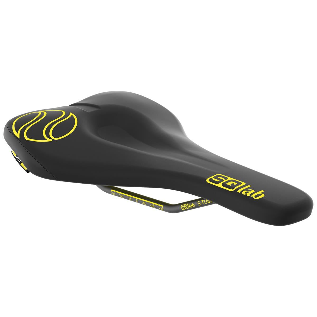 SQlab 611 ERGOWAVE® active ltd. Flow Yellow Radsattel
