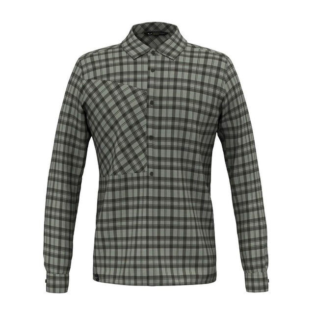 Salewa Fanes Flannel 5 Polarlite Hemd Herren shadow/dark olive